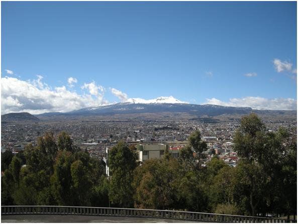 NEVADO DE TOLUCA DESDE EL CERRO DE COATEPEC DEL CU DE LA UAEM